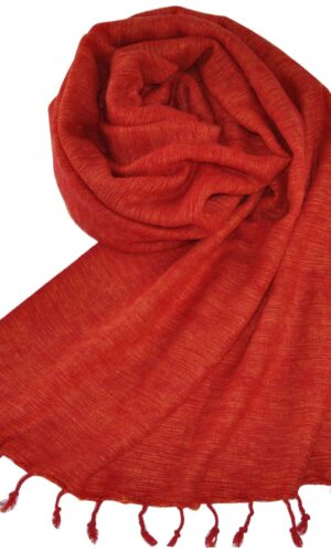 Nepal rouge drap de laine (180 x 80 cm)