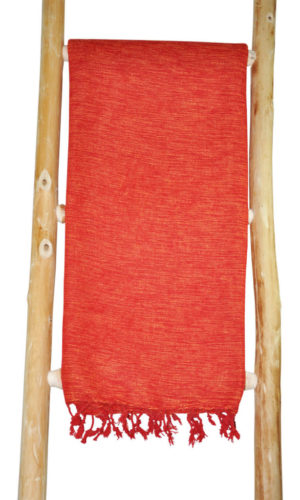Népal orange foulard